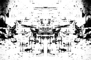 Siyah beyaz monokrom eski grunge vintage eskimiş arka plan soyut antika desenli retro model