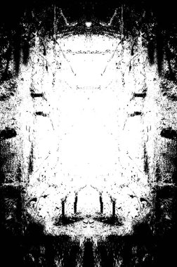 Siyah beyaz monokrom eski grunge vintage eskimiş arka plan soyut antika desenli retro model