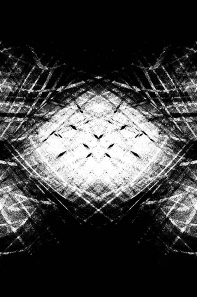 Dark Grunge Geometric Pattern — Stock Photo, Image