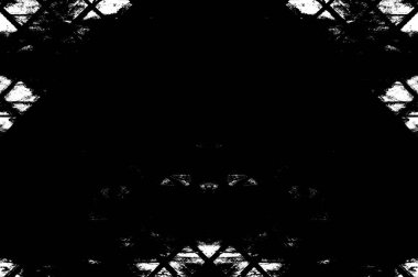 Siyah beyaz monokrom eski grunge vintage eskimiş arka plan soyut antika desenli retro model