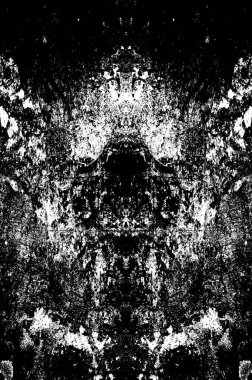 Siyah beyaz monokrom eski grunge vintage eskimiş arka plan soyut antika desenli retro model