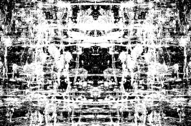 Koyu Grunge Geometrik Deseni