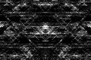 Siyah beyaz monokrom eski grunge vintage eskimiş arka plan soyut antika desenli retro model