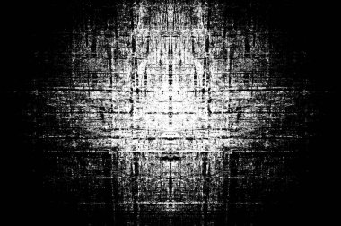Siyah beyaz monokrom eski grunge vintage eskimiş arka plan soyut antika desenli retro model