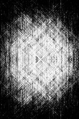 Koyu Grunge Geometrik Deseni