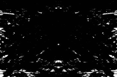 Koyu Grunge Geometrik Deseni