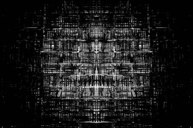 Siyah beyaz monokrom eski grunge vintage eskimiş arka plan soyut antika desenli retro model