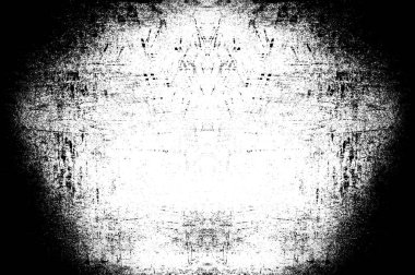 Siyah beyaz monokrom eski grunge vintage eskimiş arka plan soyut antika desenli retro model