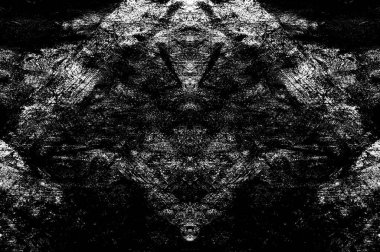 Koyu Grunge Geometrik Deseni