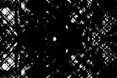 Koyu Grunge Geometrik Deseni