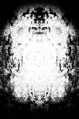 Siyah beyaz monokrom eski grunge vintage eskimiş arka plan soyut antika desenli retro model