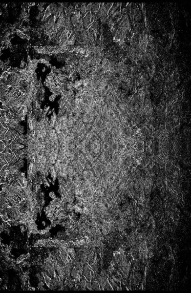 Vieux Grunge Monochrome Noir Blanc Vintage Fond Altéré Texture Antique — Photo