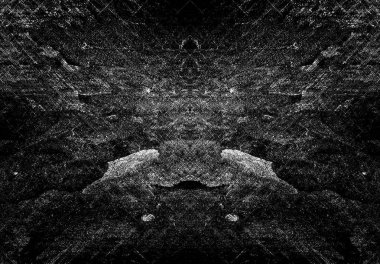 Siyah beyaz monokrom eski grunge vintage eskimiş arka plan soyut antika desenli retro model