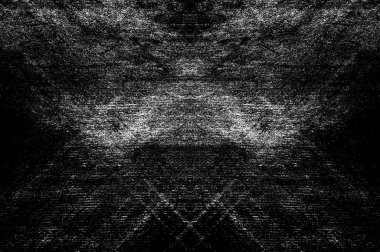 Siyah beyaz monokrom eski grunge vintage eskimiş arka plan soyut antika desenli retro model