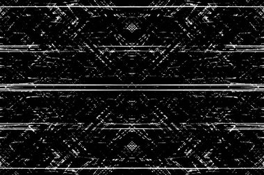 Siyah beyaz monokrom eski grunge vintage eskimiş arka plan soyut antika desenli retro model