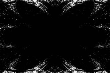 Siyah beyaz monokrom eski grunge vintage eskimiş arka plan soyut antika desenli retro model