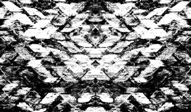 Siyah beyaz monokrom eski grunge vintage eskimiş arka plan soyut antika desenli retro model