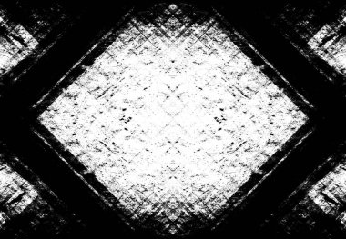 Siyah beyaz monokrom eski grunge vintage eskimiş arka plan soyut antika desenli retro model