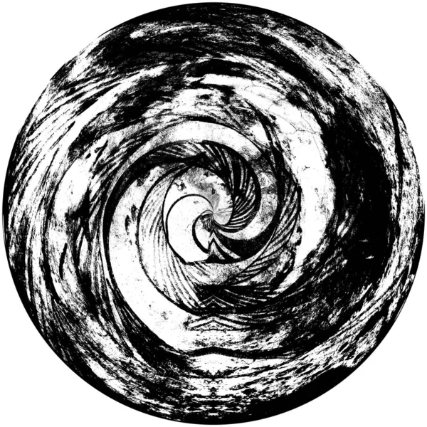 Wysokiej Jakości Czarno Białe Okrągłe Tło Grunge Tekstura — Zdjęcie stockowe