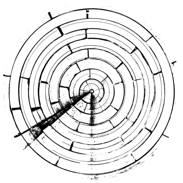 Hoge Kwaliteit Zwart Wit Ronde Achtergrond Grunge Textuur — Stockfoto