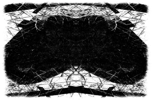 Blanco Negro Monocromo Viejo Grunge Vintage Envejecido Fondo Abstracto Textura — Foto de Stock