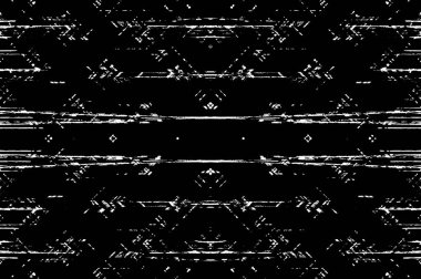 Siyah beyaz monokrom eski grunge vintage eskimiş arka plan soyut antika desenli retro model