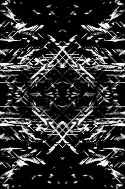 Siyah beyaz monokrom eski grunge vintage eskimiş arka plan soyut antika desenli retro model