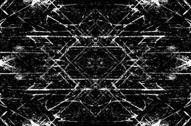 Siyah beyaz monokrom eski grunge vintage eskimiş arka plan soyut antika desenli retro model