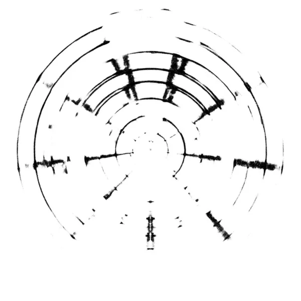 Высокое Качество Черно Белого Круглого Фона Гранж Текстуры — стоковое фото