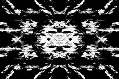 Siyah beyaz monokrom eski grunge vintage eskimiş arka plan soyut antika desenli retro model