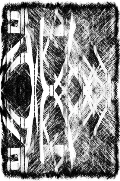 Blanco Negro Monocromo Viejo Grunge Vintage Envejecido Fondo Abstracto Textura — Foto de Stock