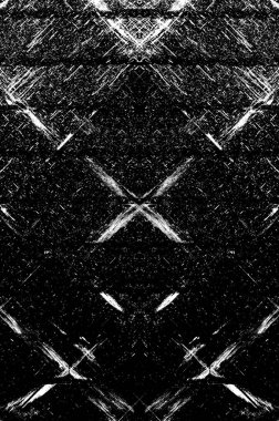 Siyah beyaz monokrom eski grunge vintage eskimiş arka plan soyut antika desenli retro model