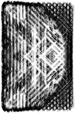 Siyah beyaz monokrom eski grunge vintage eskimiş arka plan soyut antika desenli retro model