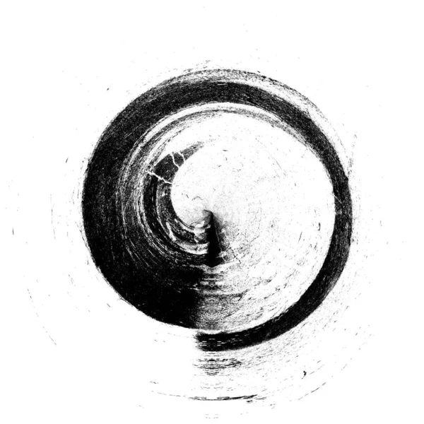 Υψηλής Ποιότητας Μαύρο Και Άσπρο Στρογγυλό Φόντο Γκραντζ Υφή — Φωτογραφία Αρχείου