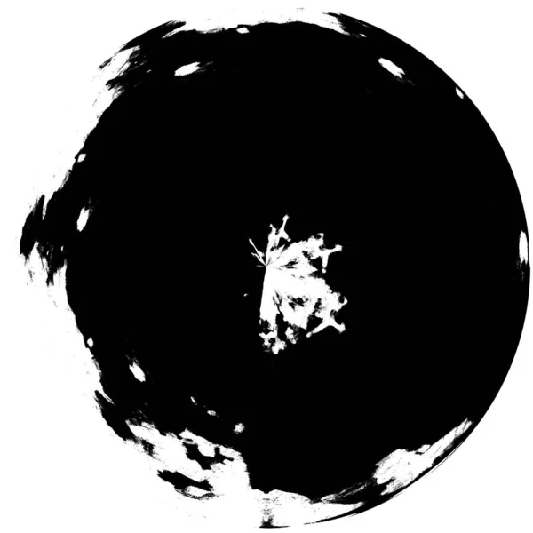 Kiváló Minőségű Fekete Fehér Kerek Háttér Grunge Textúra — Stock Fotó