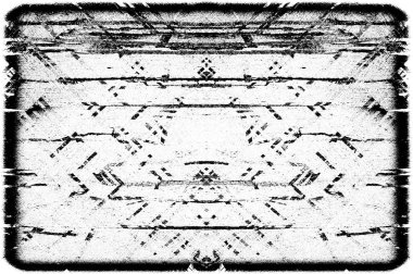 Siyah beyaz monokrom eski grunge vintage eskimiş arka plan soyut antika desenli retro model