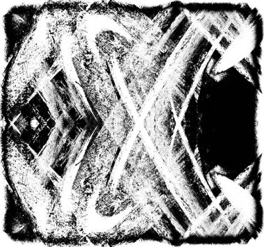 Siyah beyaz monokrom eski grunge vintage eskimiş arka plan soyut antika desenli retro model