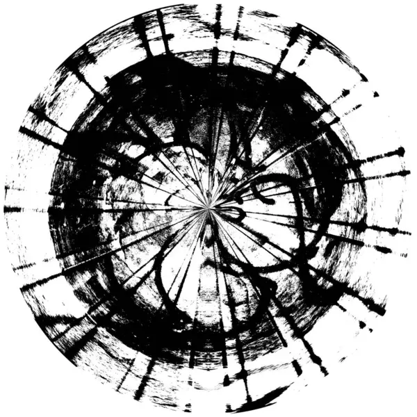 Высокое Качество Черно Белого Круглого Фона Гранж Текстуры — стоковое фото