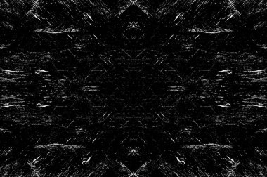 Siyah beyaz monokrom eski grunge vintage eskimiş arka plan soyut antika desenli retro model