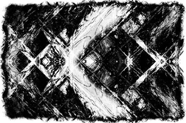 Siyah beyaz monokrom eski grunge vintage eskimiş arka plan soyut antika desenli retro model