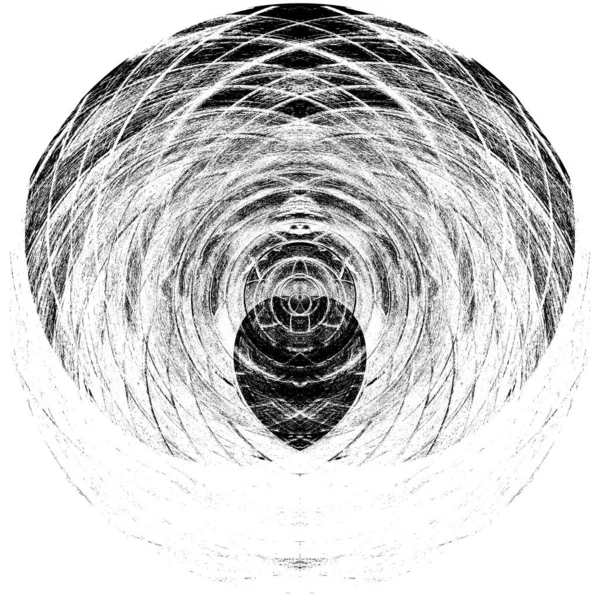Висока Якість Чорно Білий Круглий Фон Гранжева Текстура — стокове фото
