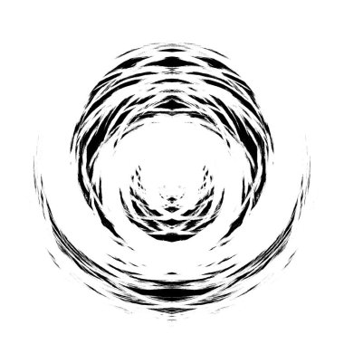 Koyu Grunge Geometrik Deseni