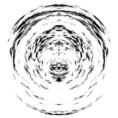 Koyu Grunge Geometrik Deseni