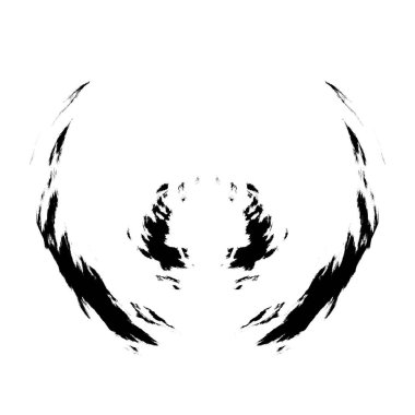 Koyu Grunge Geometrik Deseni