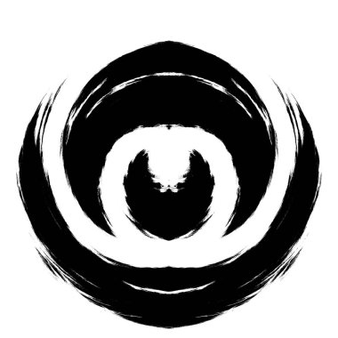 Koyu Grunge Geometrik Deseni