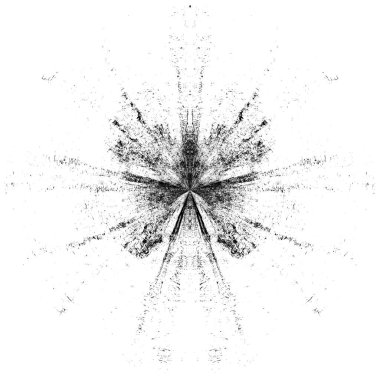 Koyu Grunge Geometrik Deseni