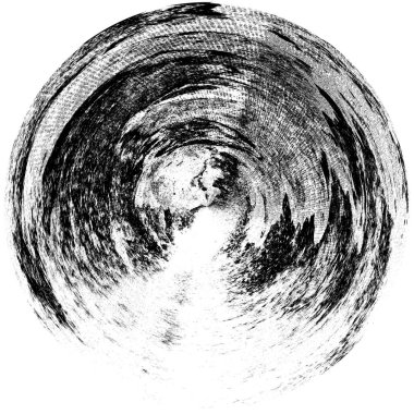 Koyu Grunge Geometrik Deseni