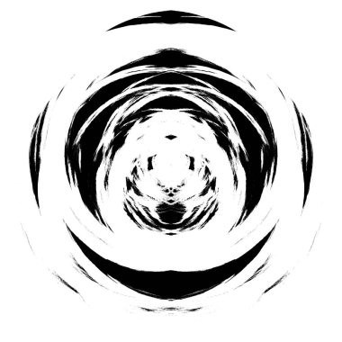 Koyu Grunge Geometrik Deseni