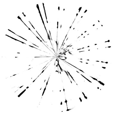 Koyu Grunge Geometrik Deseni