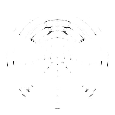 Koyu Grunge Geometrik Deseni